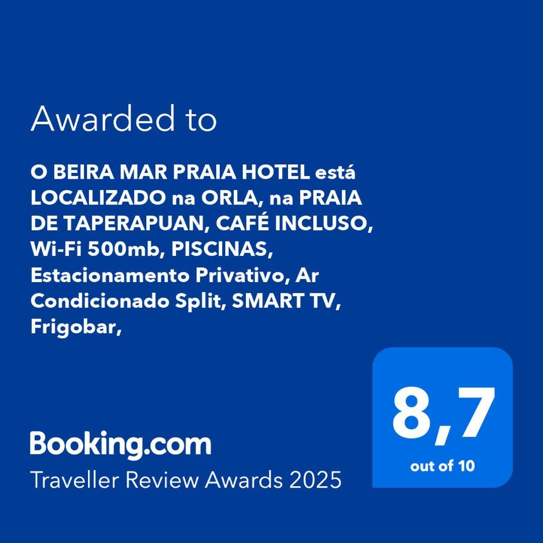 O Beira Mar Praia Hotel Esta Localizado Na Orla, Na Praia De Taperapuan, Cafe Incluso, Wi-Fi 500Mb, Piscinas, Estacionamento Privativo, Ar Condicionado Split, Smart Tv, Frigobar, Porto Seguro Exterior foto